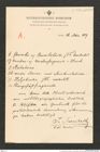 k.k. naturhistorisches Hofmuseum, Intendanzakten 1885-1896 (Hauer), Aktenzahl Z.325.e/1889, Seite 1